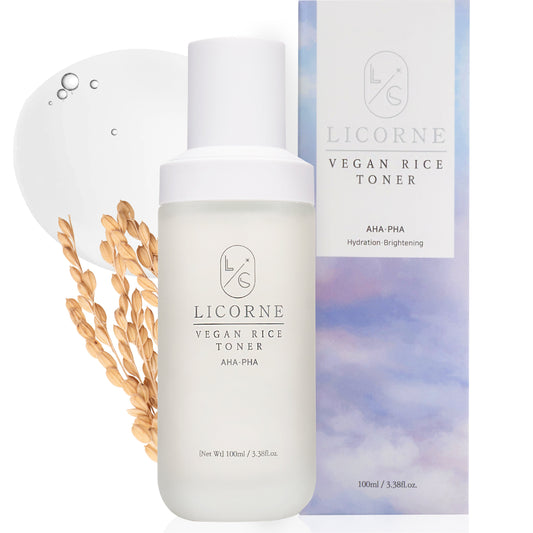 LICORNE Vegan Rice Toner AHA PHA