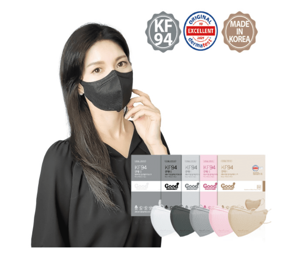 Good Manner Mask KF94 2D [Medium] Adult (10 Masks ) Good Manner