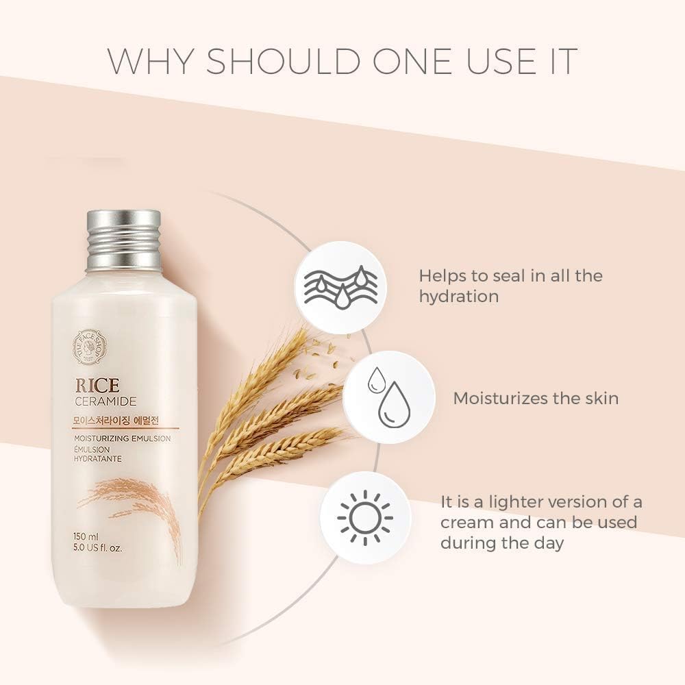 THE FACE SHOP Rice & Ceramide Moisturizing Emulsion - Kbeauty Canada