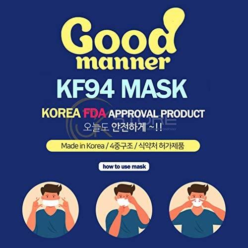 Good Manner KF94 Mask Adult (10 Masks) Good Manner