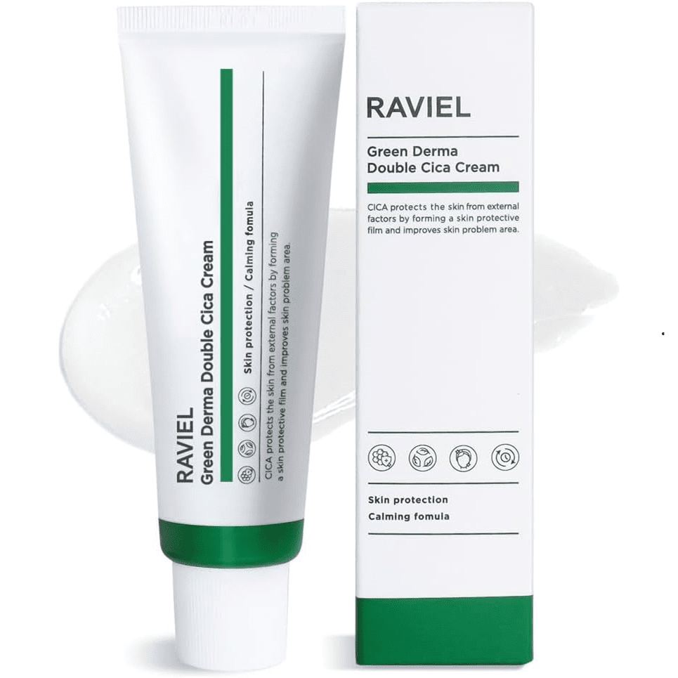 RAVIEL Green Derma Double Cica Cream - Kbeauty Canada