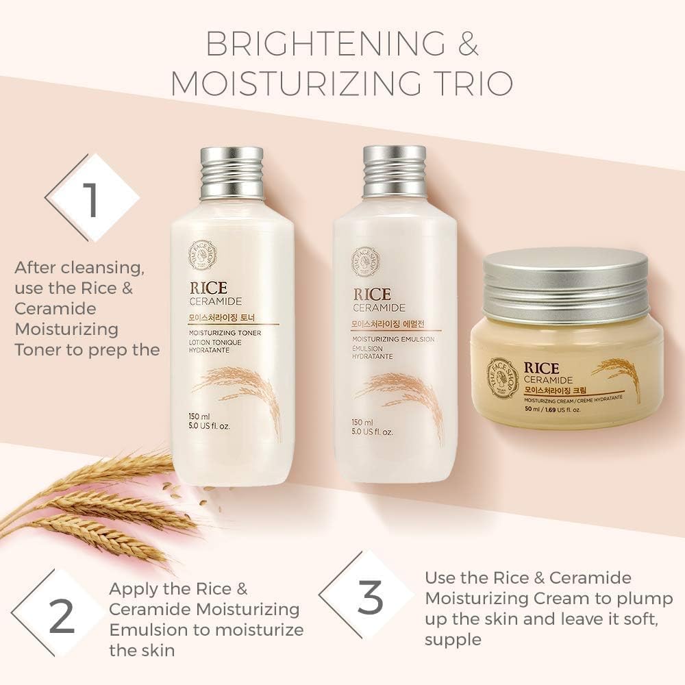 THE FACE SHOP Rice & Ceramide Moisturizing Emulsion - Kbeauty Canada