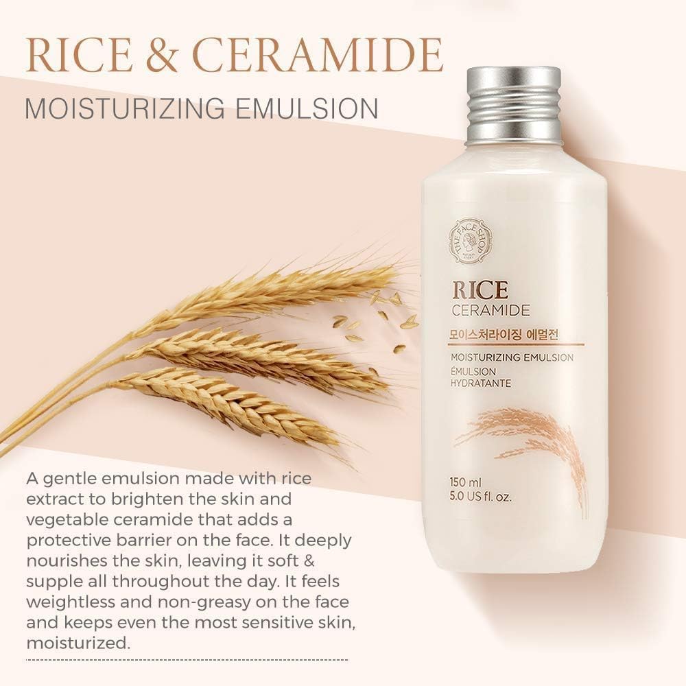 THE FACE SHOP Rice & Ceramide Moisturizing Emulsion - Kbeauty Canada