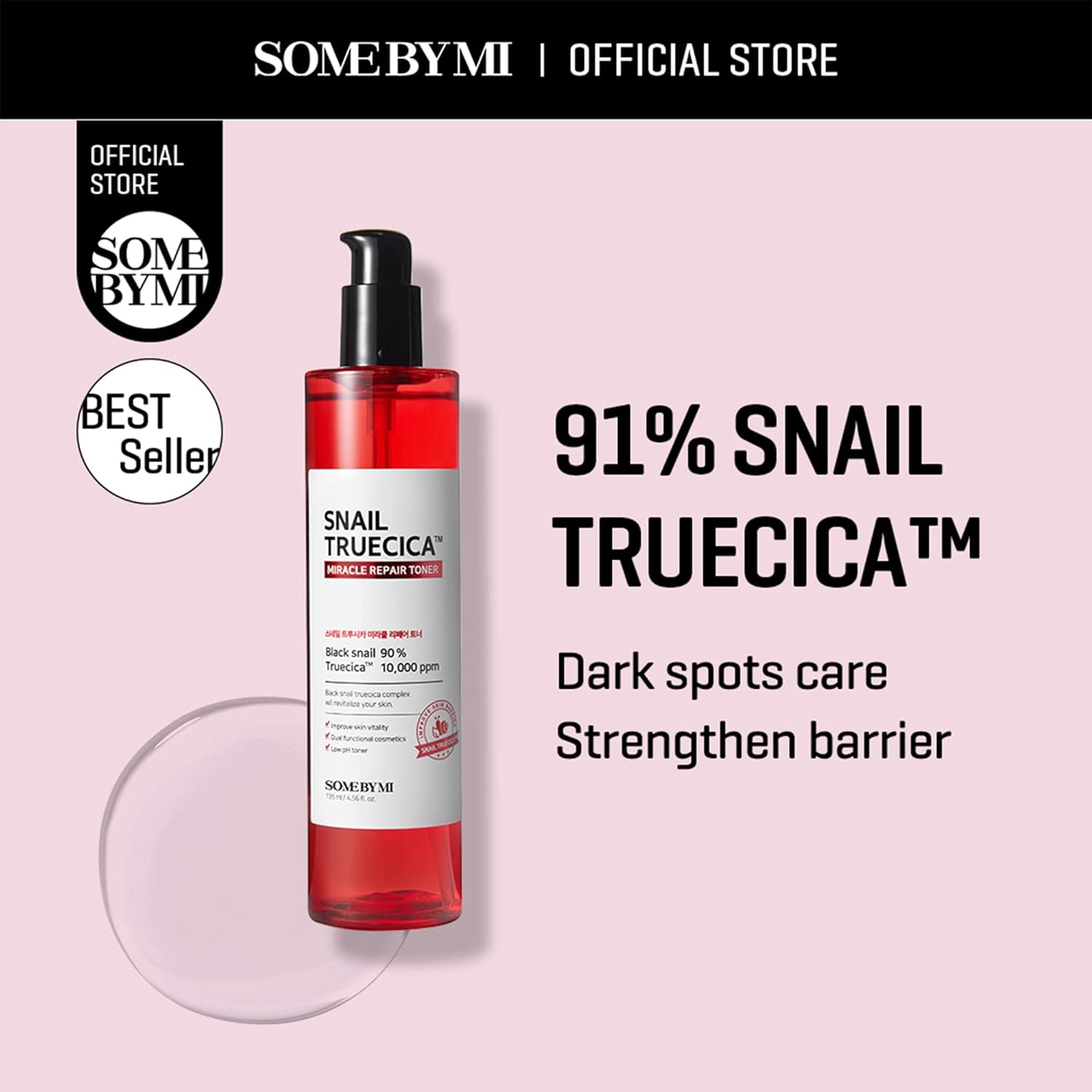 SOME BY MI Snail Truecica Miracle Repair Toner