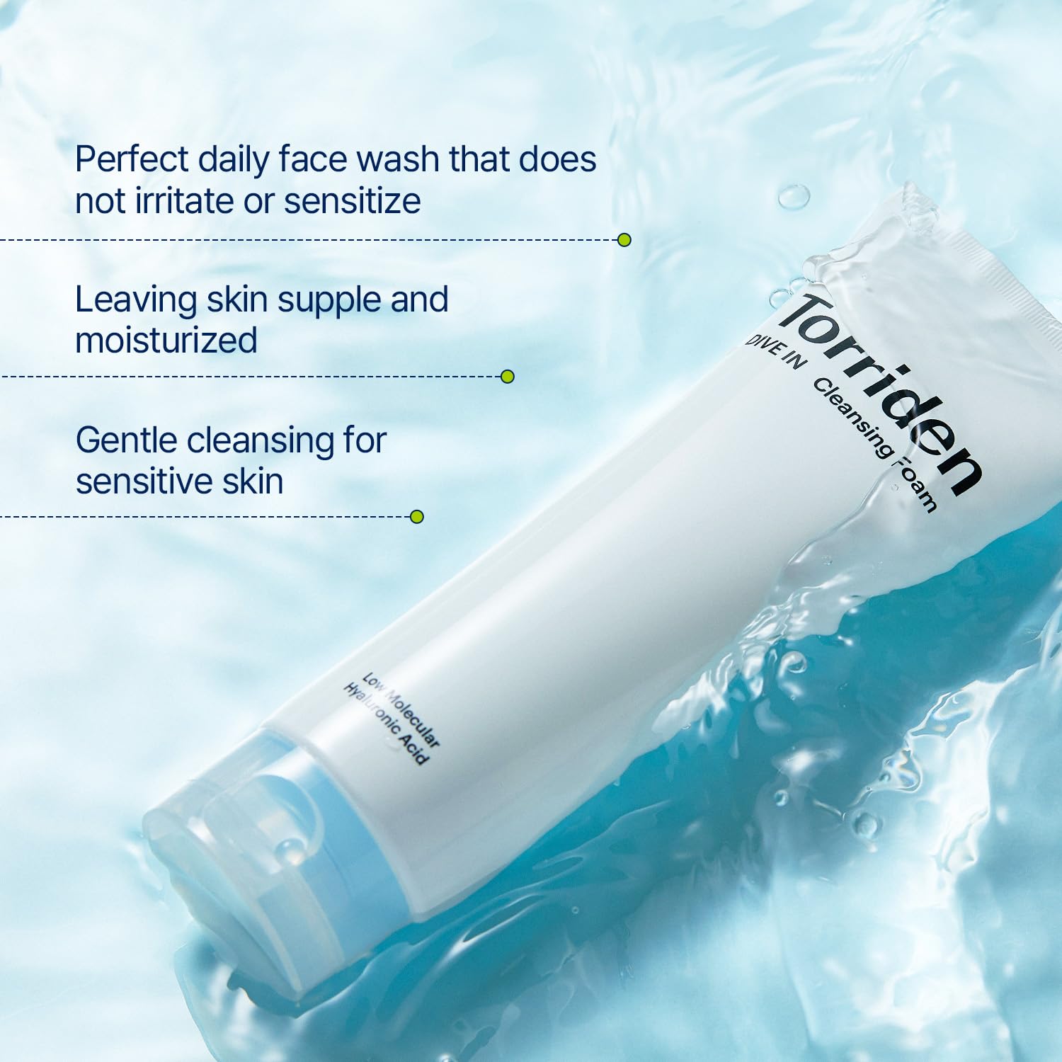 TORRIDEN Dive In Low Molecular Hyaluronic Acid Cleansing Foam - Kbeauty Canada