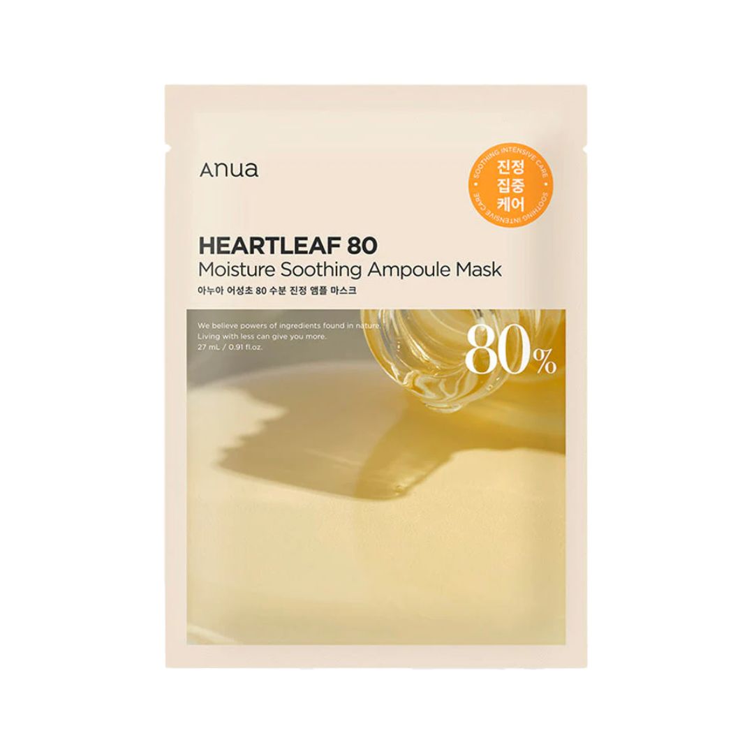 ANUA Heartleaf 80 Moisture Soothing Ampoule Mask