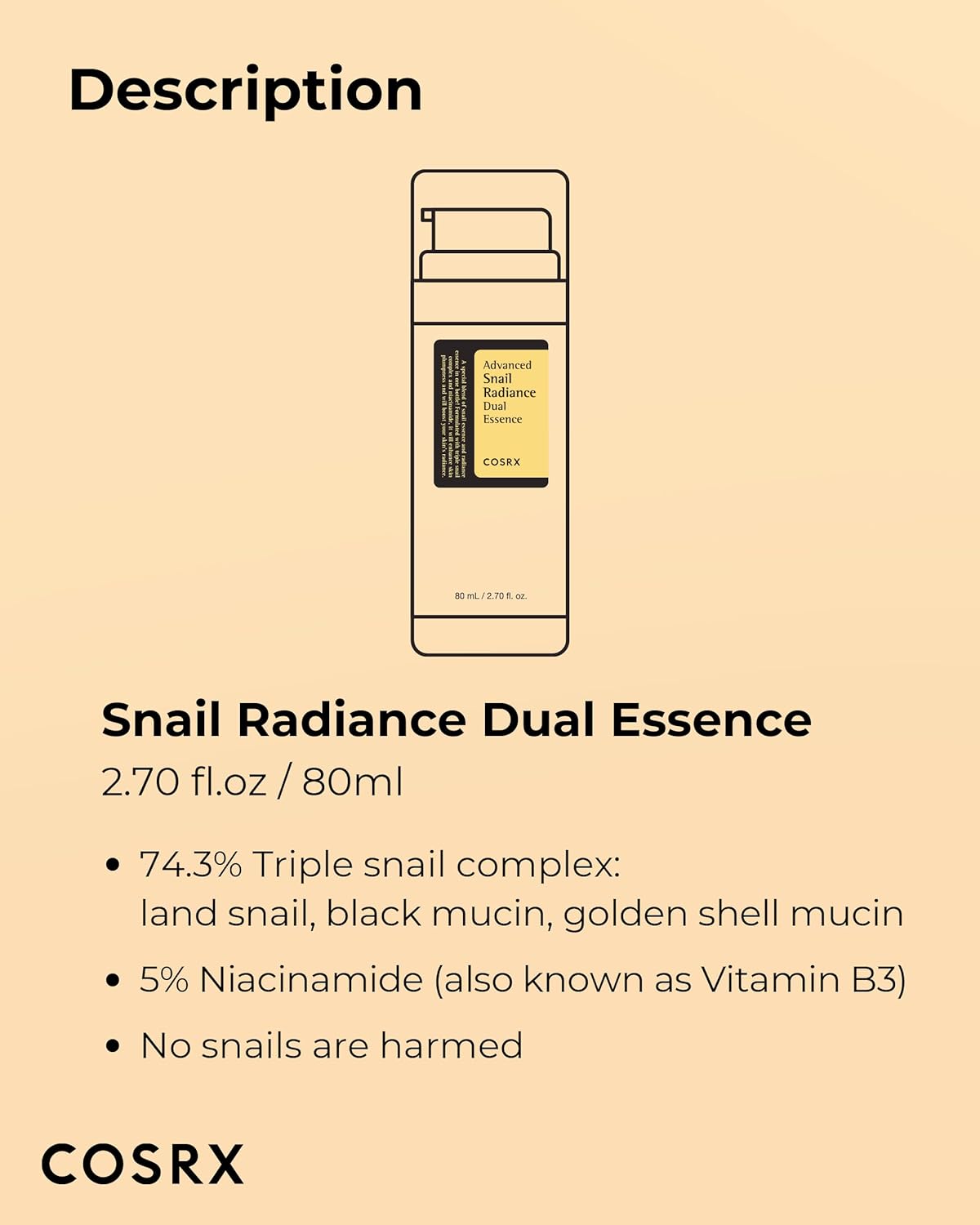 COSRX Advanced Snail Radiance Dual Essence