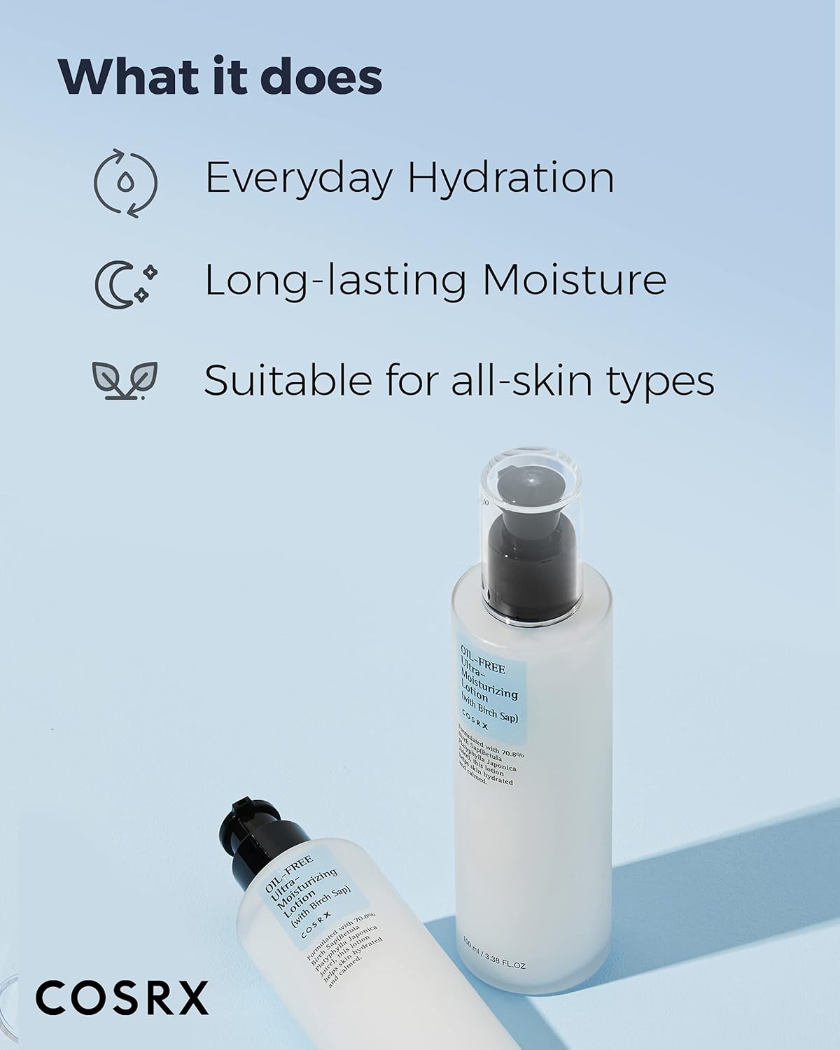 COSRX Oil-Free Ultra Moisturizing Lotion with Birch Sap