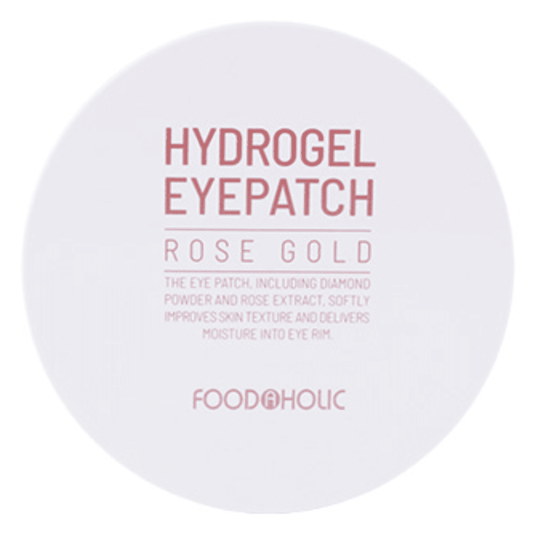 Foodaholic Hydrogel Eyepatch Rose gold (90g) - Best eye gel patches for wrinkles