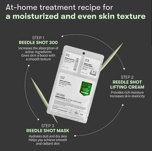 VT Reedle Shot All in One 3-Step Mask (1.5g + 1.5g + 25g)