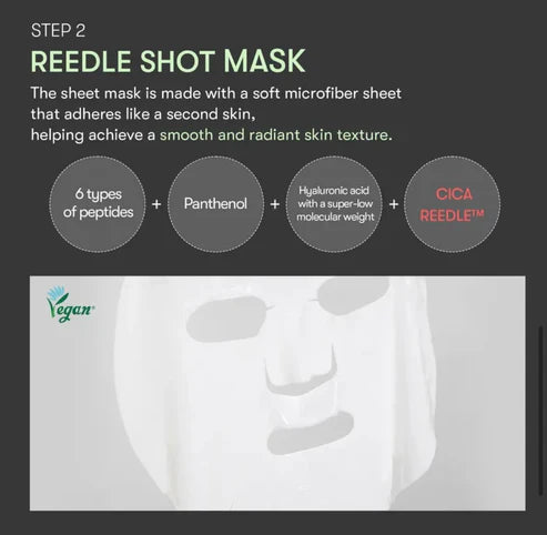 VT Reedle Shot All in One 3-Step Mask (1.5g + 1.5g + 25g)