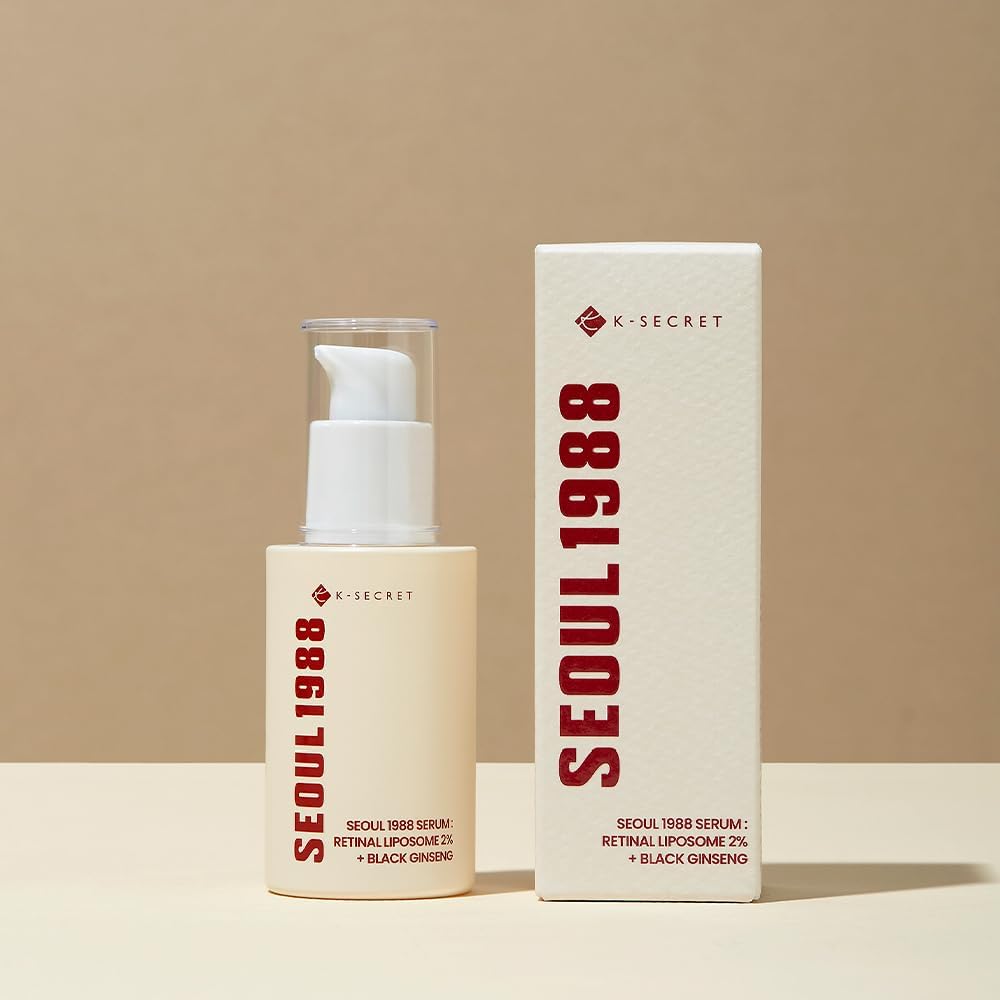 KSECRET Seoul 1988 Serum: Retinal Liposome 2% + Black Ginseng 30mL