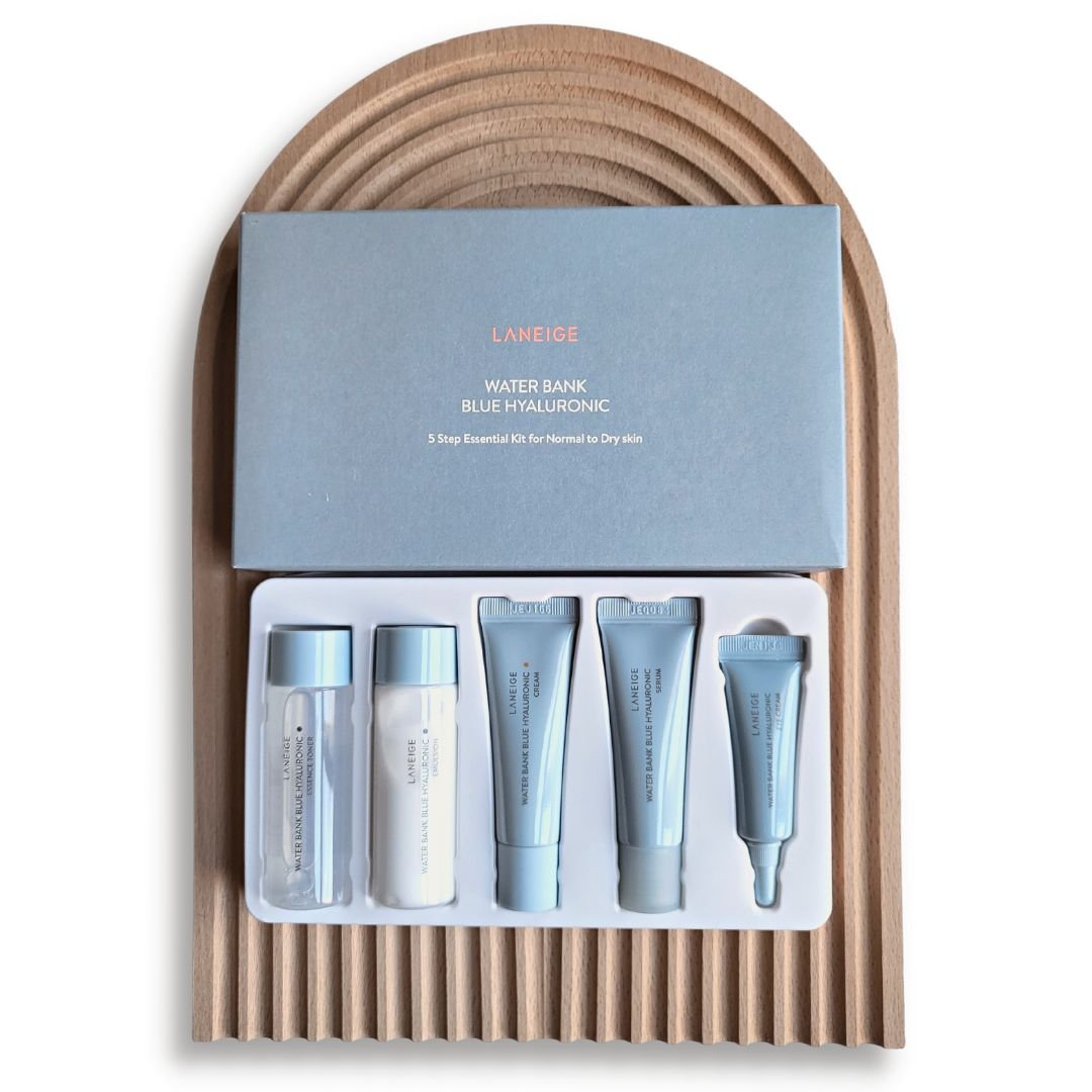 Laneige Water Bank Blue Hyaluronic 5 Step Essential Kit - Kbeauty Canada