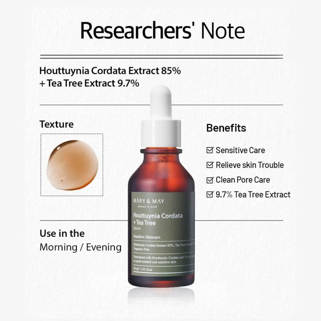 Mary&May Houttuynia Cordata +Tea Tree Serum