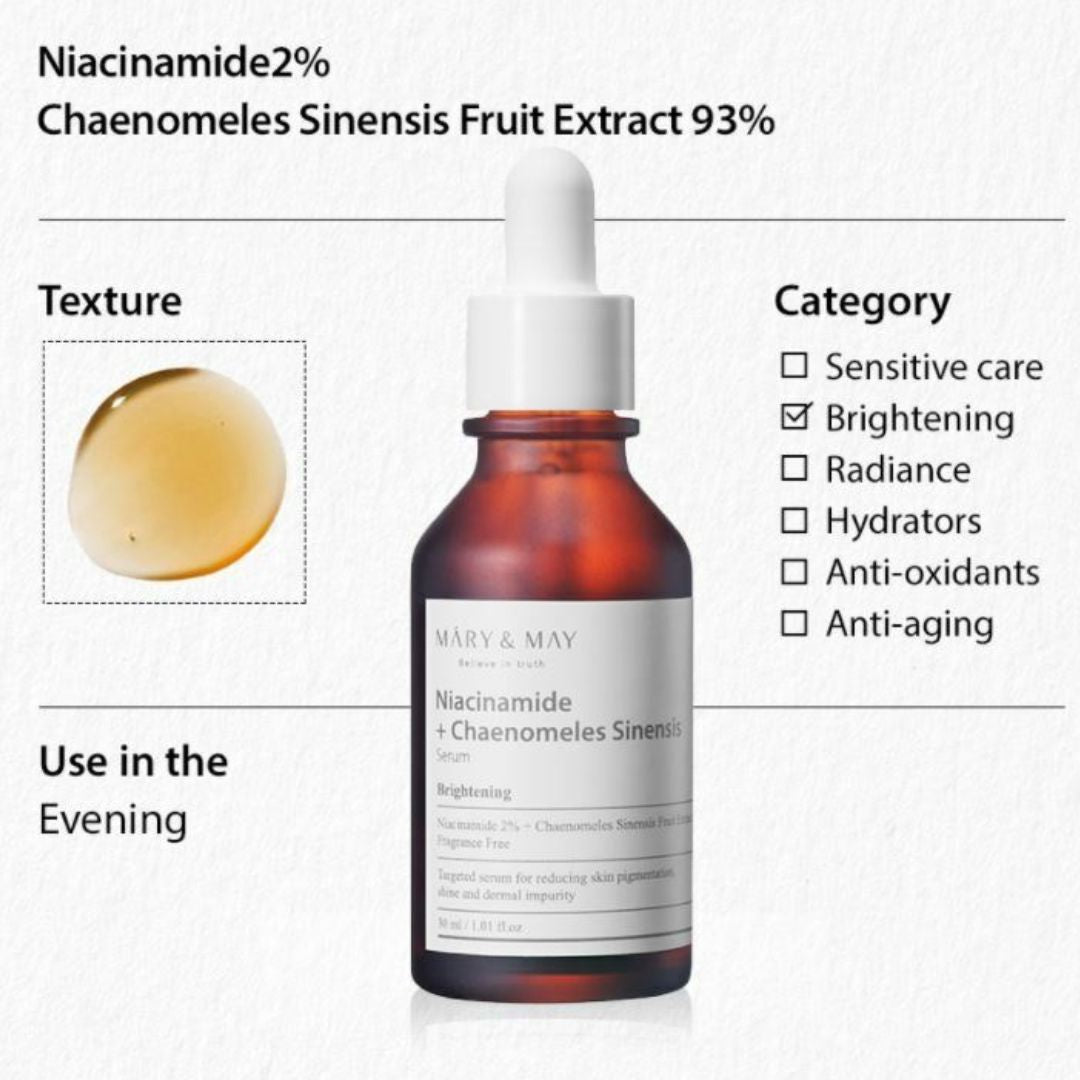 Mary&May Niacinamide + Chaenomeles Sinensis Serum