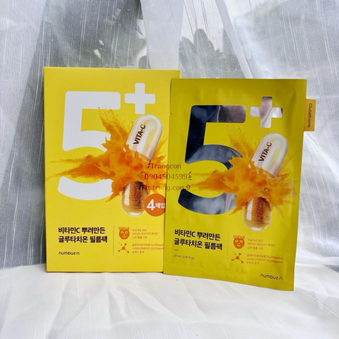 Numbuzin No.5 Vitamin Spotlight Sheet Mask