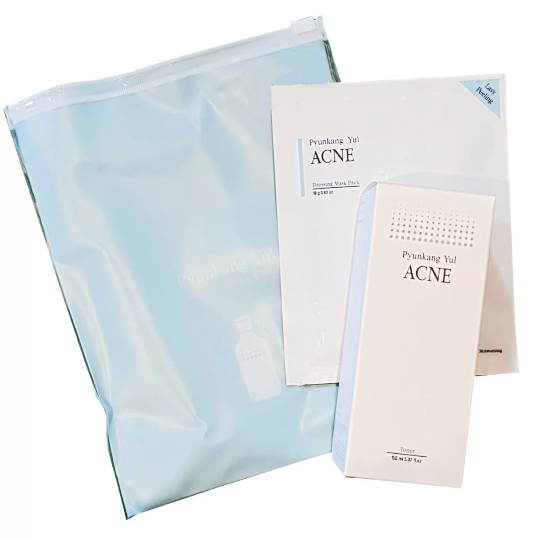 Pyunkang Yul Acne Toner + Mask Pouch Set (2 Items)