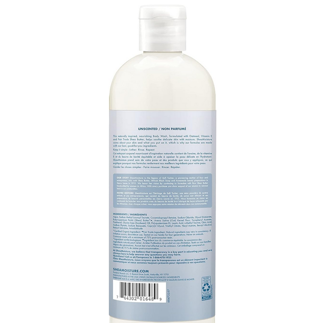 SHEA MOISTURE Oatmeal and Vitamin E Body Wash 