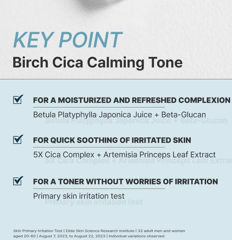 RAVIEL Birch CICA Calming Skin Toner 150mL - Kbeauty Canada