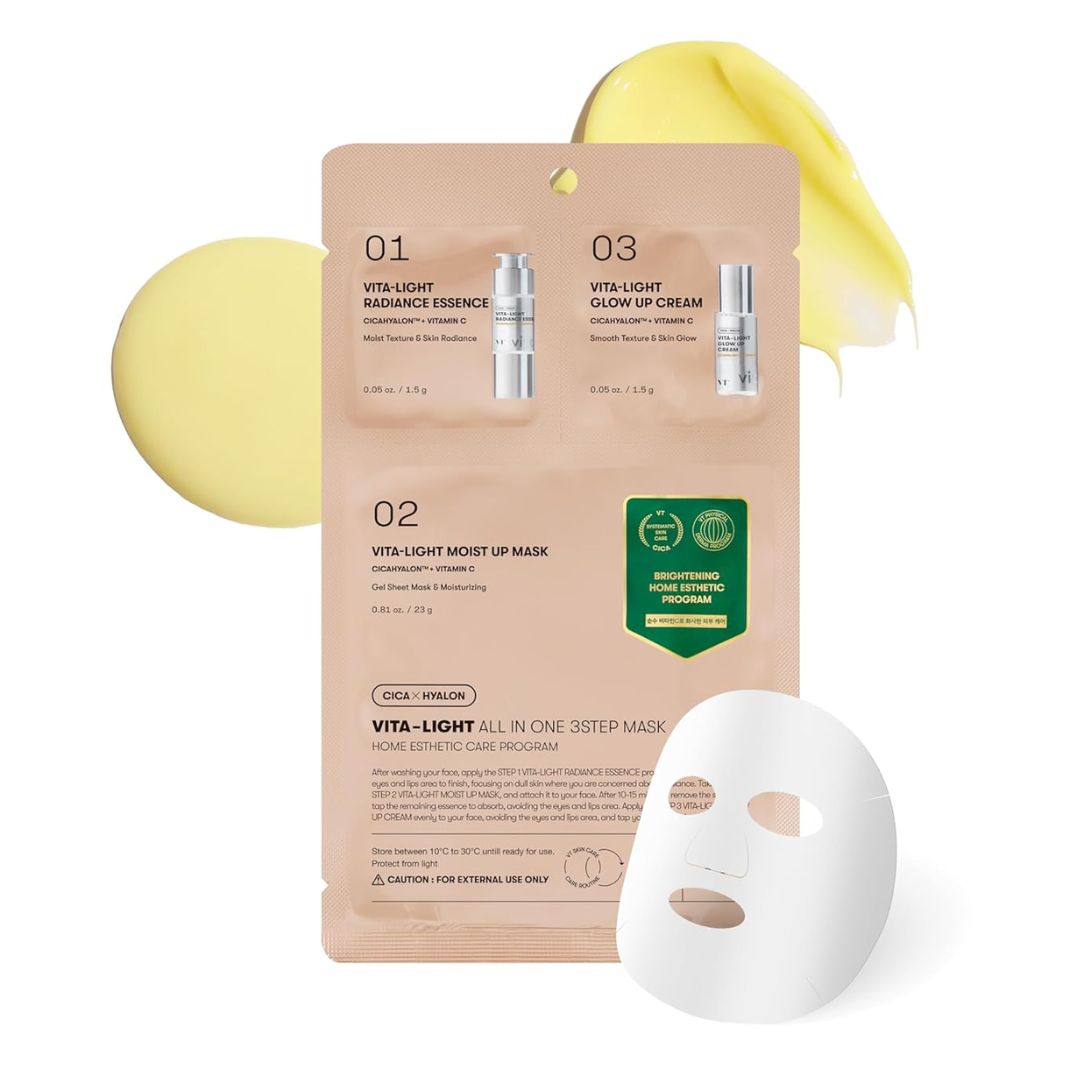 VT CICA Vita-Light All-in-One 3-Step Mask