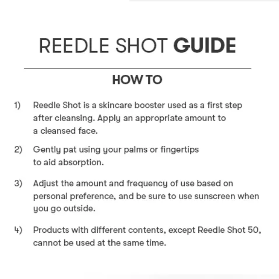 VT Reedle Shot 1000 15mL - Kbeauty Canada