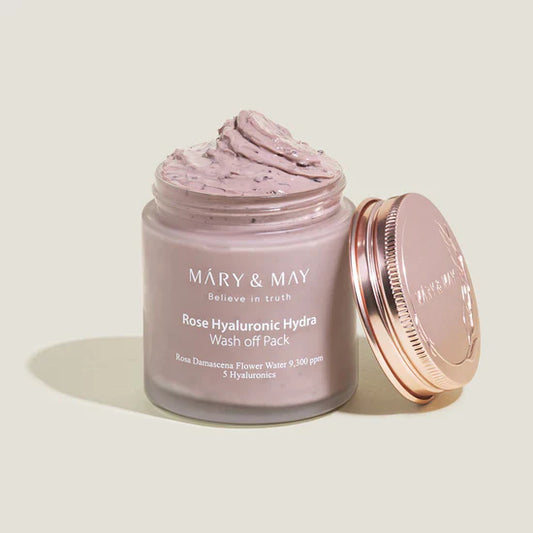 MARY & MAY Rose Hyaluronic Hydra Wash Off Pack 125g - Kbeauty Canada