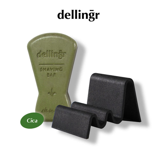 DELLINGR Shaving Bar Cica 100g with stand - Kbeauty Canada